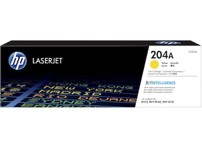 HP 204A Yellow Standard Yield Toner Cartridge (CF512A)