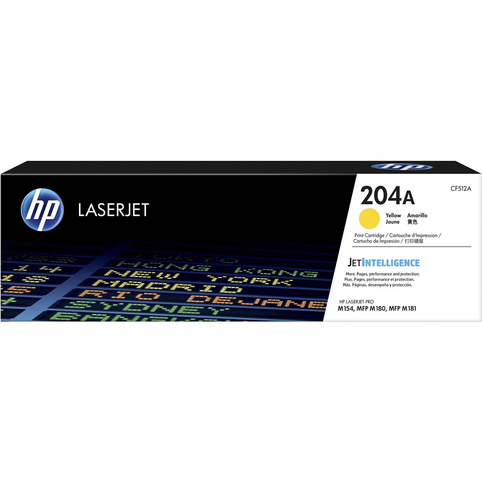 HP 204A Yellow Standard Yield Toner Cartridge (CF512A)