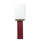 Elegant Designs Incandescent Leather Table Lamp, Red (LT1025-RED)