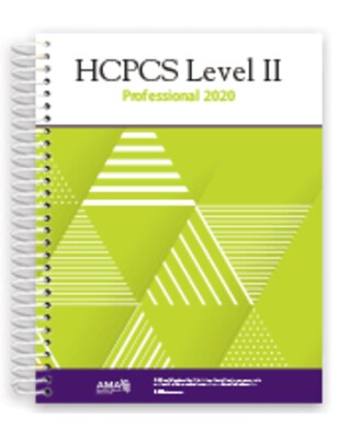 AMA HCPCS 2020 Level II Professional Edition, Spiralbound (OP231520)