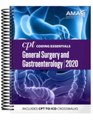 AMA CPT Coding Essentials for General Surgery and Gastroenterology 2020, Spiralbound (OP258820)