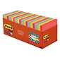 Post-it® Super Sticky Notes, 3 x 3, Playful Primaries Collection, 70 Sheets/Pad, 24 Pads/Pack (654