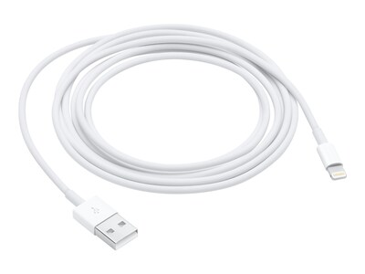 Apple Lightning to USB Cable for iPhone/iPad/iPod Touch, White (MD819AM/A)