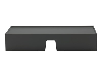 Poppin Monitor Stand, Dark Gray (105201)