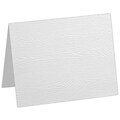 LUX A9 Folded Card 250/Pack, White Birch Woodgrain (5060-C-S02-250)