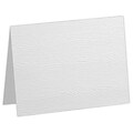 LUX A7 Folded Card 500/Pack, White Birch Woodgrain (5040-C-S02-500)