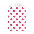 LUX Little Bitty Bag (2 3/4 x 4)  500/Pack, Red Polka Dot (LBB-PDR-500)