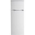 Danby Designer 7.3 Cu. Ft. Refrigerator with Top-Mount Freezer in White