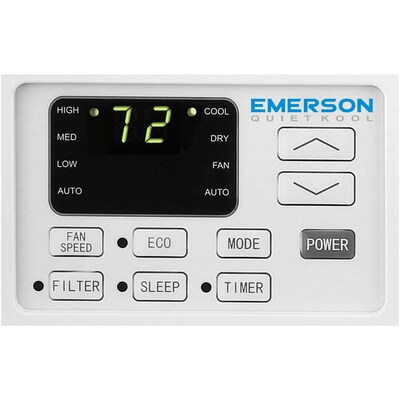 Emerson Quiet Kool 10,000 BTU 115V Window Air Conditioner with Remote Control