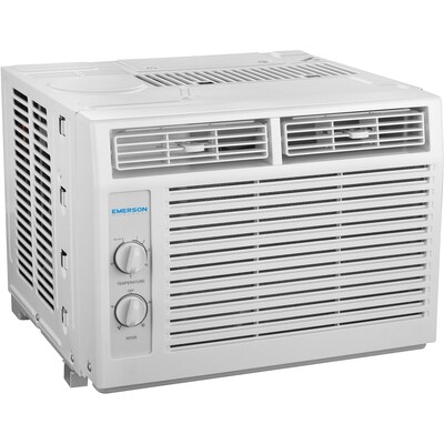 Emerson Quiet Kool 5,000 BTU 115V Window Air Conditioner with Mechanical Rotary Controls