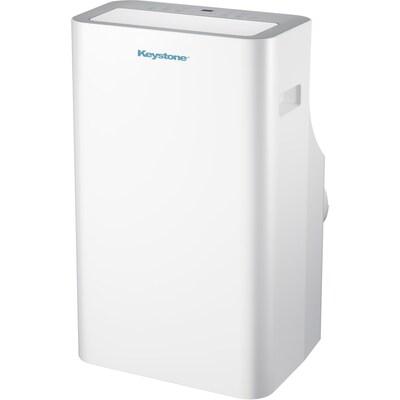 Keystone 12,000 BTU Extra-Quiet Portable Air Conditioner with Follow Me LCD Remote Control