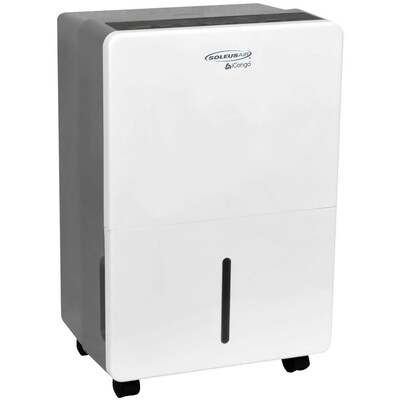 SoleusAir 45-Pint Portable Dehumidifier in White/Gray (DS1-45E-101)