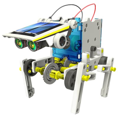 Elenco Teach Tech SolarBot.14 Solar Robot Kit, 250 Pieces (EE-TTG615)