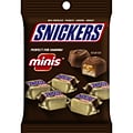 Snickers Minis Size Chocolate Candy Bars 4.4 oz Bag, Pack of 12 (MMM01502)