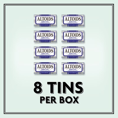 Altoids Sugar Free Peppermint Mints, 9.6 oz., 8 Pieces/Pack, 8/Box (209-00488)