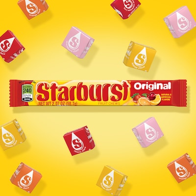 Starburst Original Fruit Chews Candy, 2.07 oz, 36/Box (MMM01151)