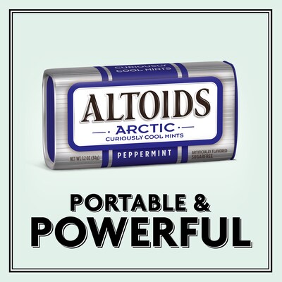 Altoids Sugar Free Peppermint Mints, 9.6 oz., 8 Pieces/Pack, 8/Box (209-00488)