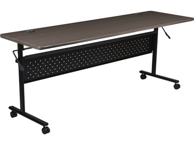 MooreCo Economy Flipper Training Room Table, 24D x 60W, Asian Night (91180)