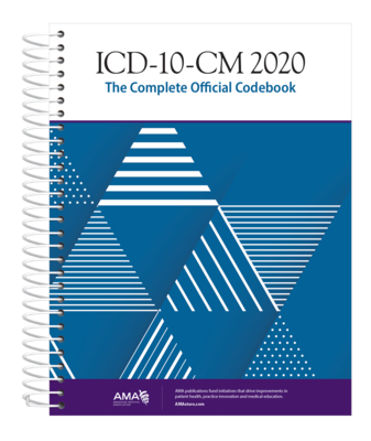 AMA ICD-10-CM 2020 The Complete Official Codebook with Guidelines, Spiralbound (OP201420)