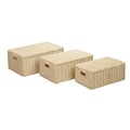 Honey Can Do Parchment Cord S/3 Boxes, Butter ( STO-03556 )