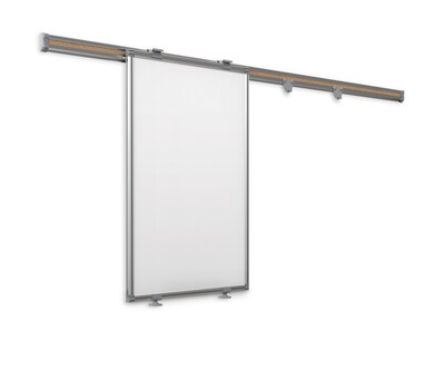 Best-Rite Whiteboard Track System 6 Foot Track With Sliding Panel (62850)