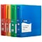 JAM Paper Designders 2 3-Ring Non-View Binders, Assorted, 4/Pack (820T2ASSRT)