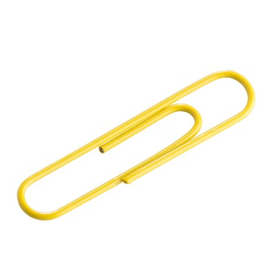 JAM Paper Jumbo Paper Clips, Yellow, 75/Pack (42182236)