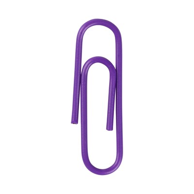 JAM Paper Small Paper Clips, Purple, 100/Pack (2183753)