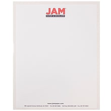 JAM Paper® Heavyweight Plastic Sleeves, 9 x 12, Clear, 12/Pack (2226316988)