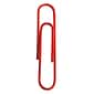 JAM Paper Jumbo Paper Clips, Red, 75/Pack (2183754)