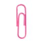 JAM Paper Small Paper Clips, Pink, 100/Pack (42186872)