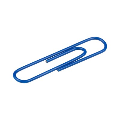 JAM Paper Jumbo Paper Clips, Dark Blue, 75/Pack (42186869)