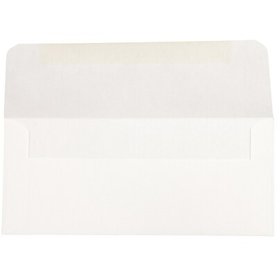 JAM Paper Currency Envelope, 3 x 6 11/16, White, 50/Pack (216313691H)