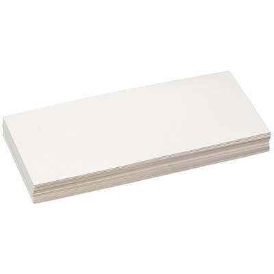 JAM Paper Currency Envelope, 3" x 6 11/16", White, 50/Pack (216313691H)