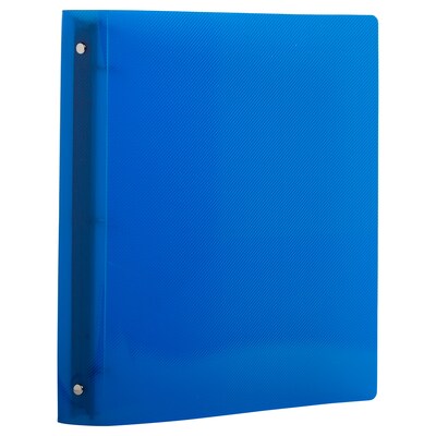 JAM Paper Designders 1 3-Ring Flexible Poly Binders, Blue (751T1BU)