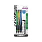 Zebra Z-Grip Plus Mechanical Pencil, 0.7mm, #2 Hard Lead, 3/Pack (55403)