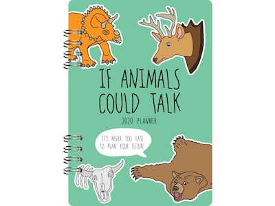 2020 Willow Creek 5.75 x 8.25 Planner, If Animals Could Talk, Multi Colors (09550)