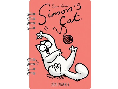 2020 Willow Creek 5.75 x 8.25 Planner, Simons Cat, Multi Colors (09574)