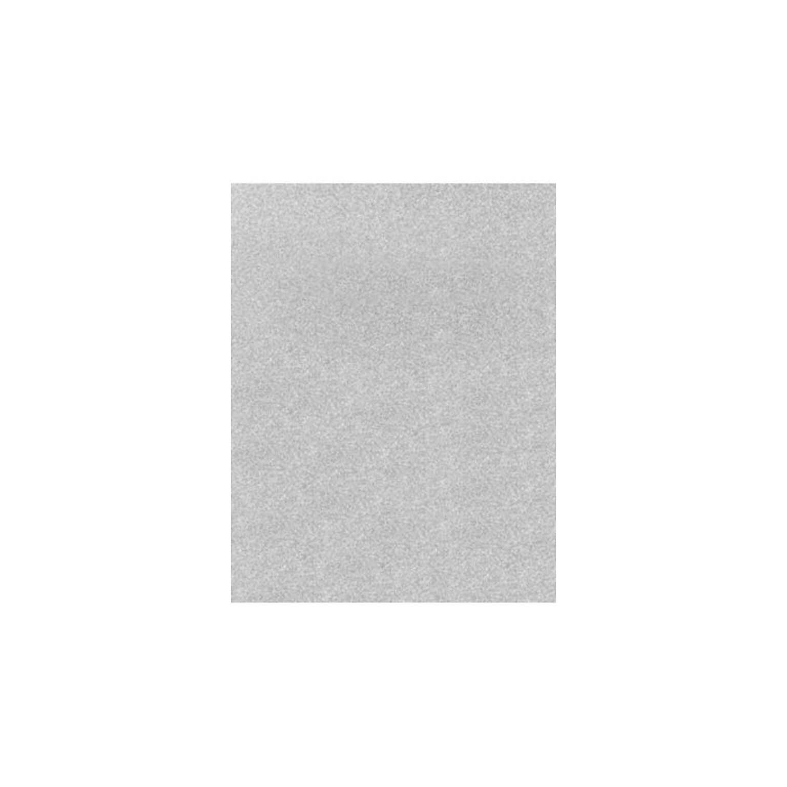 LUX Sparkle Colored Paper, 35 lbs., 11 x 17, Silver Sparkle, 50 Sheets/Pack (1117-P-MS01-50)