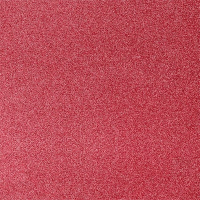 LUX Colored Paper, 35 lbs., 12 x 12, Holiday Red Sparkle, 50 Sheets/Pack (1212-P-MS08-50)