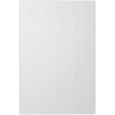 LUX 12 x 18 Cardstock 50/Pack, White Birch Woodgrain (1218-C-S02-50)
