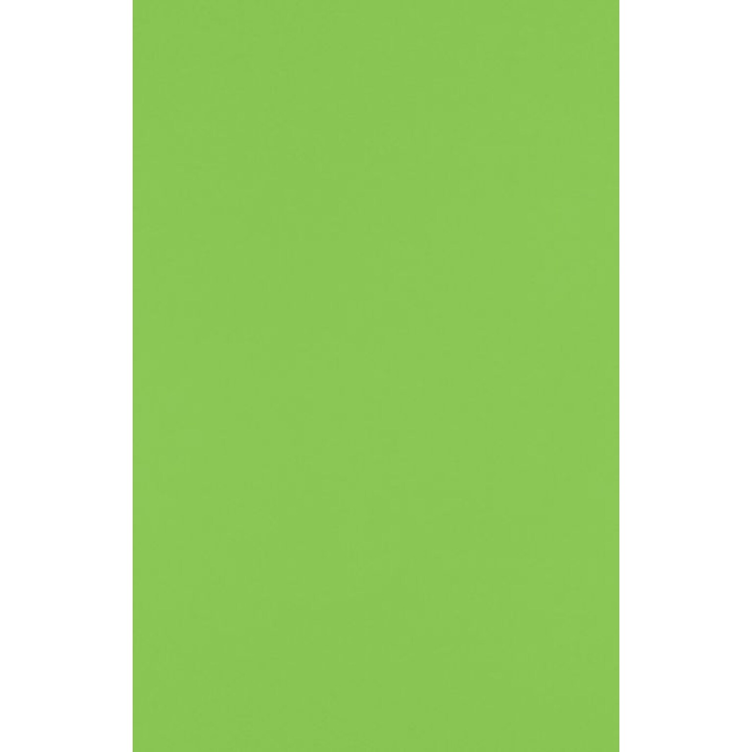 LUX 100 lb. Cardstock Paper, 11 x 17, Limelight, 50 Sheets/Pack (1117-C-101-50)