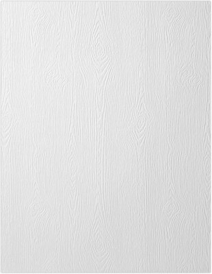 LUX 8 1/2 x 14 Cardstock 50/Pack, White Birch Woodgrain (81214-C-S02-50)