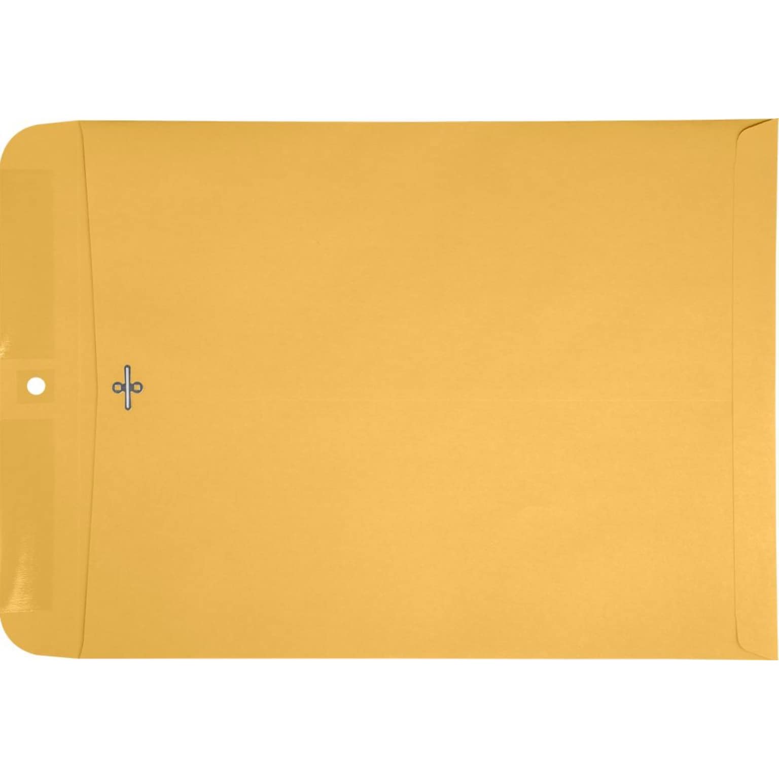 LUX 12 x 15 1/2 Clasp Envelopes 250/Pack, 28lb. Brown Kraft (1215C-BK-250)