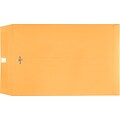 LUX 10 x 15 Clasp Envelopes 1000/Pack, 28lb. Brown Kraft (1015C-BK-1000)