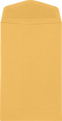 LUX 4 x 6 3/8 Kraft Open End - 24lb. Brown Kraft 1000/Pack, 24lb. Brown Kraft (WS-4424-1000)