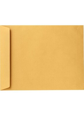LUX 8 1/2 x 10 1/2 Open End Envelopes 1000/Pack, 28lb. Brown Kraft (4892-28BK-1000)