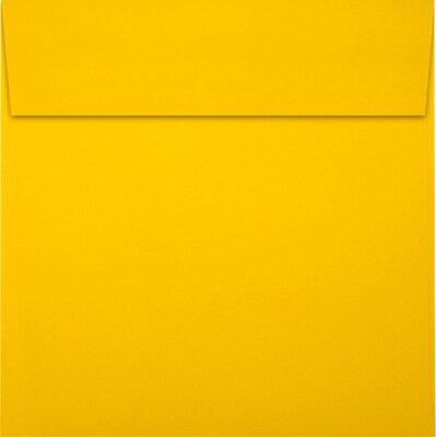 LUX 5 x 5 Square Envelopes 1000/Pack, Sunflower (LUX-8505-121000)