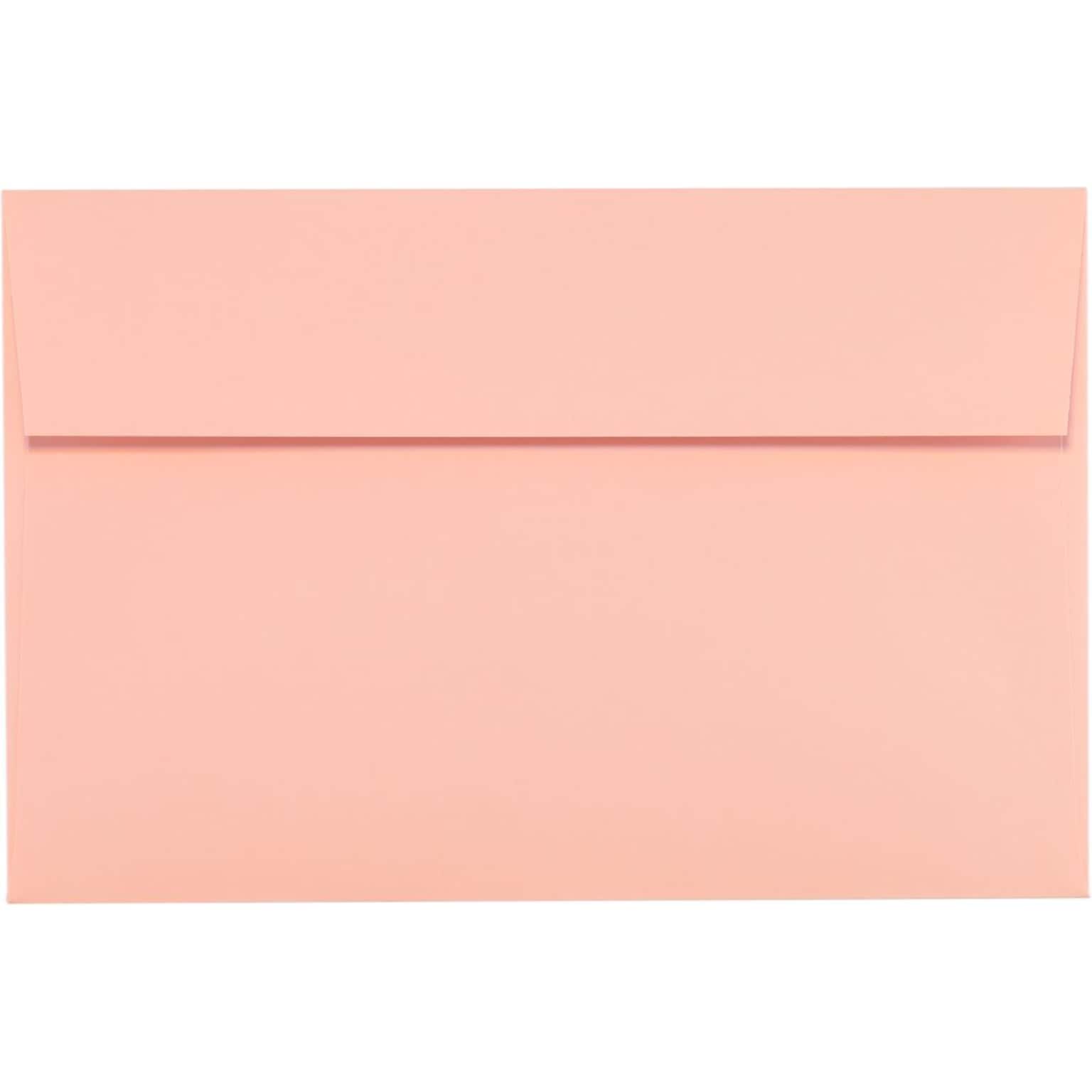 LUX A9 Invitation Envelopes (5 3/4 x 8 3/4) 50/Pack, Blush (LUX-4895-39-50)