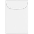 LUX #4 Coin Envelopes (3 x 4 1/2) - White Wove 250/Pack, 80lb. White Wove (4CO-28W-250)